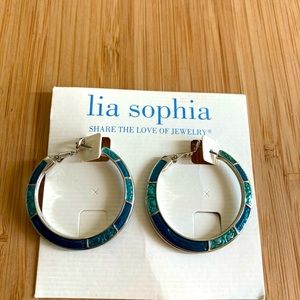 Turquoise Hoop Earrings